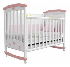 Детская кроватка Амурчик розовая