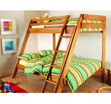 Деревянная двухъярусная кровать Берни