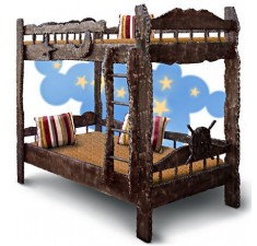Детская двухярусная кровать Старый корабль