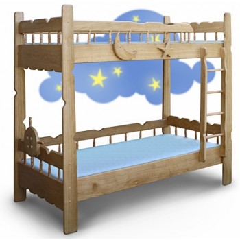 Детская двухярусная кровать Врунгель