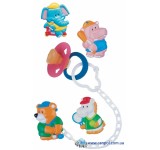 Цепочка к пустышке Зверушки - 2/415, Canpol Babies