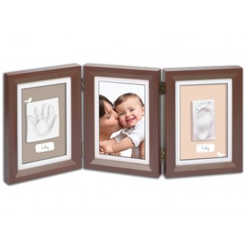 Рамки для детских фото Беби Арт Double Print Frame brown & taupe/beige (34120108)